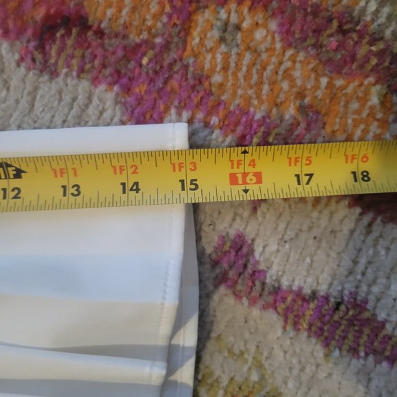 Adika White High Waisted Mini Pleated Skater School Girl Skirt - Picture 6 of 7